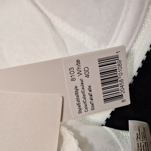 Dominique 40D white strapless under wire bra - Picture 7 of 9